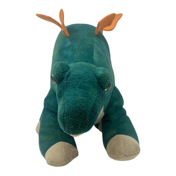 Build-A-Bear BAB Workshop Green Orange Dinosaur Plush Toy Stuffed Animal - Picture 2 of 9
